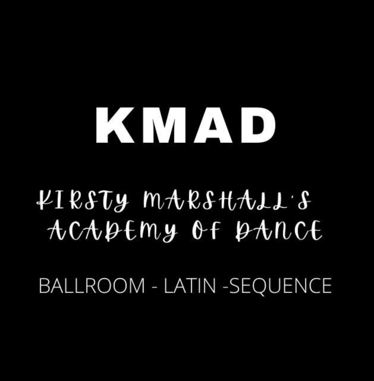 KMAD — Kirsty Marshall Academy of Dance logo